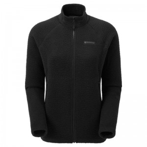 Black Montane Chonos Women's Fleece Jackets | KZJ8968KG