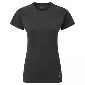 Black Montane Dart Women's T Shirts | GST839ML