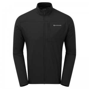 Black Montane Featherlite Windproof Men's Jackets | JSD2763VA