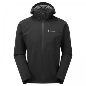 Black Montane Minimus Lite Men's Waterproof Jackets | VNG3980DR