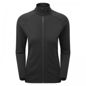 Black Montane Protium Women's Fleece Jackets | PRC9253ZZ