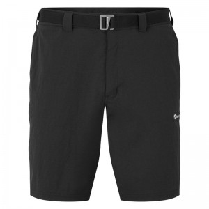 Black Montane Terra Lite Men's Shorts | RND6657WJ