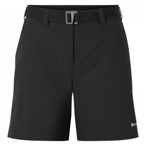 Black Montane Terra Stretch Lite Women's Shorts | IOL665KI