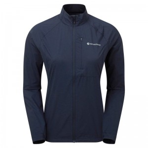 Dark Blue Montane Featherlite Windproof Women's Jackets | AER4690BU