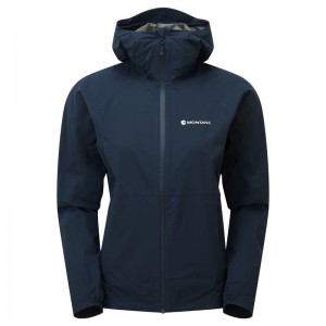 Dark Blue Montane Minimus Lite Women's Waterproof Jackets | DHM7137HZ