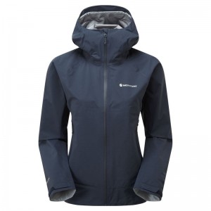 Dark Blue Montane Phase Lite Women's Waterproof Jackets | BUT3124GQ