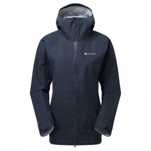 Dark Blue Montane Phase Women's Waterproof Jackets | GLV9919OW