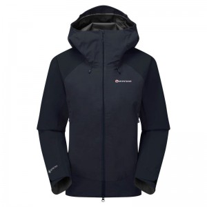 Dark Blue Montane Phase XPD Women's Waterproof Jackets | LZF240KL