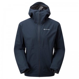 Dark Blue Montane Spirit Lite Men's Waterproof Jackets | EIJ9033LK