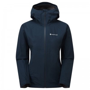 Dark Blue Montane Spirit Lite Women's Waterproof Jackets | NOT5952LJ