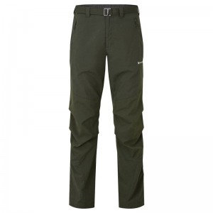 Dark Green Montane Terra Men's Pants | FMD8192UU