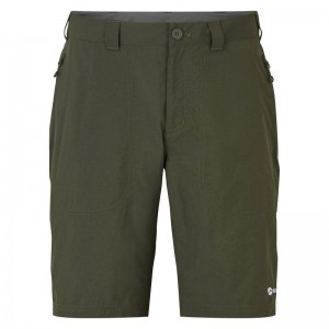 Dark Green Montane Terra Men's Shorts | HYB7228PM