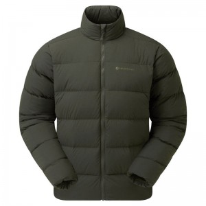 Dark Green Montane Tundra Men's Down Jackets | DCK511YW