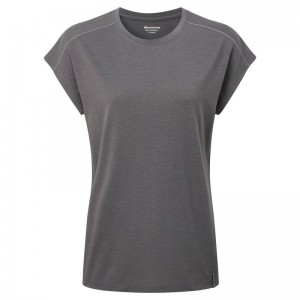 Dark Grey Montane Mira Women's T Shirts | LOC103LW