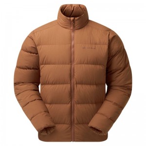 Dark Orange Montane Tundra Men's Down Jackets | SOW395KP