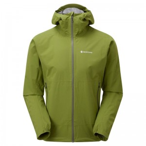 Green Montane Minimus Lite Men's Waterproof Jackets | QCD5854BT