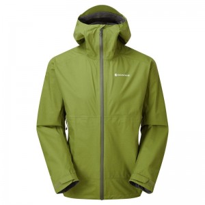 Green Montane Spirit Lite Men's Waterproof Jackets | FMP2533TL