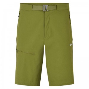 Green Montane Tenacity Men's Shorts | EOX9978DB