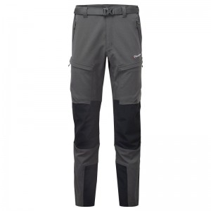 Grey Black Montane Super Terra Men's Pants | ZXX347ON