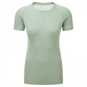 Grey Green Montane Dart Women's T Shirts | AJK8280BC