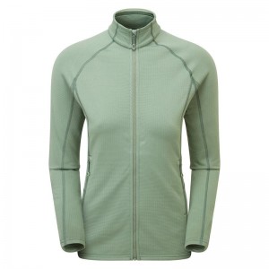 Grey Green Montane Protium Women's Fleece Jackets | FQU4251SN