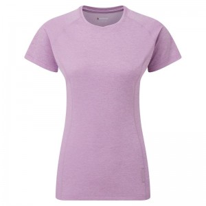 Grey Purple Montane Dart Women's T Shirts | KNH9374FC