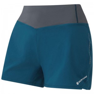 Navy Blue Montane Katla 4" Women's Shorts | UBC227QU