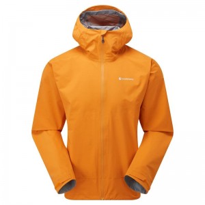 Orange Montane Phase Lite Men's Waterproof Jackets | PBJ6481SE