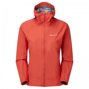 Orange Montane Spine Women's Waterproof Jackets | INA374HJ