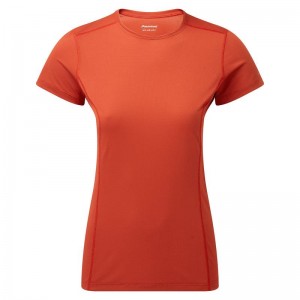 Orange Red Montane Dart Lite Women's T Shirts | OJN5411NU