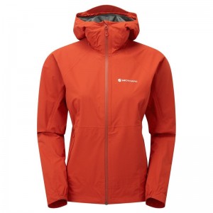 Orange Red Montane Minimus Lite Women's Waterproof Jackets | YIK288CA