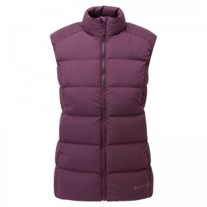 Purple Montane Tundra Down Women's Vest | MRJ3342MX