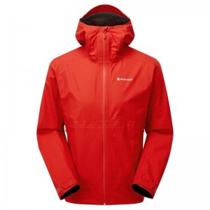 Red Montane Spirit Lite Men's Waterproof Jackets | AAJ4529IO