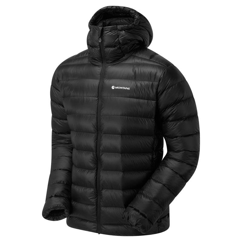 Black Montane Alpine 850 Lite Hooded Men's Down Jackets | YUP1439FU