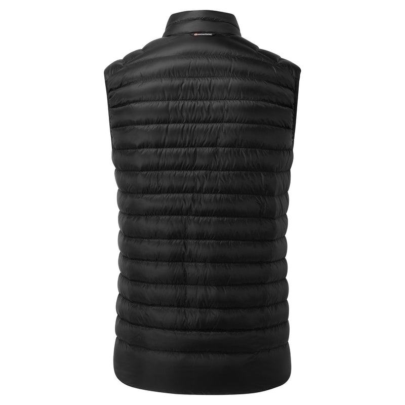 Black Montane Anti-Freeze Down Men's Vest | MJU4479FF