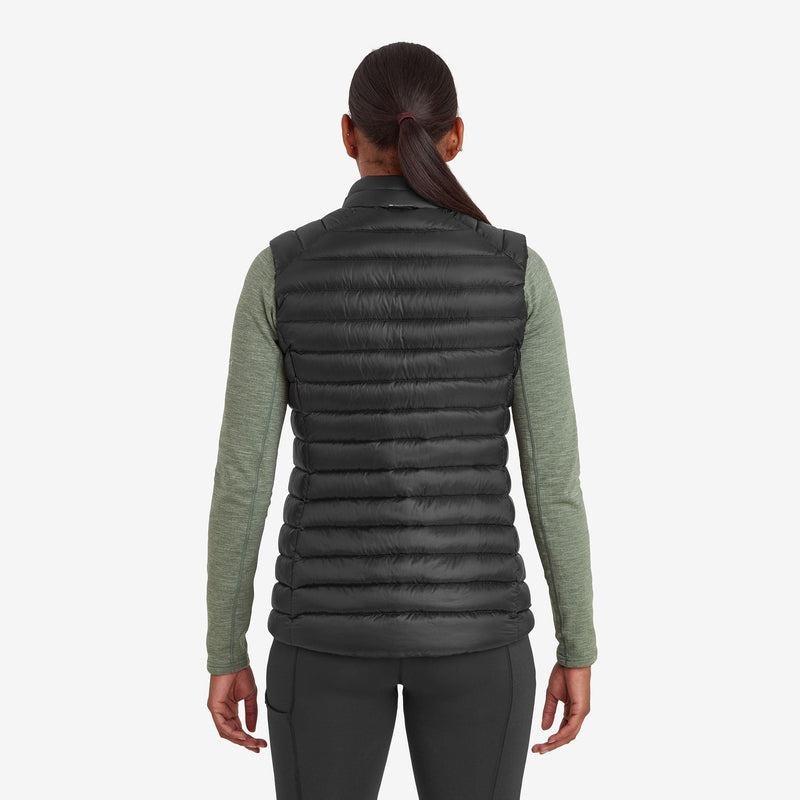 Black Montane Anti-Freeze Down Women's Vest | YUD6167FA