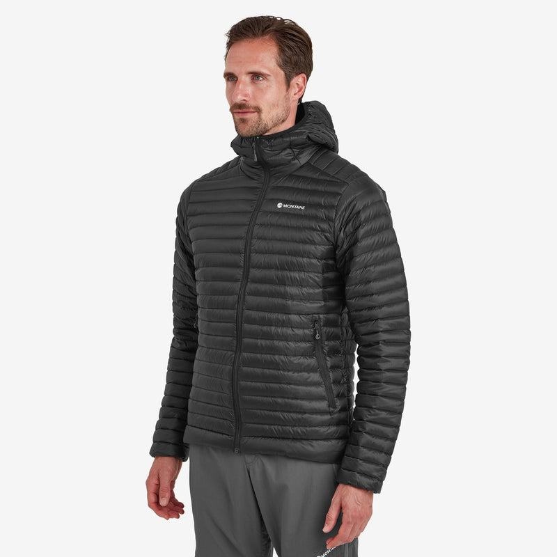 Black Montane Anti-Freeze Lite Hooded Men's Down Jackets | YOI114OE