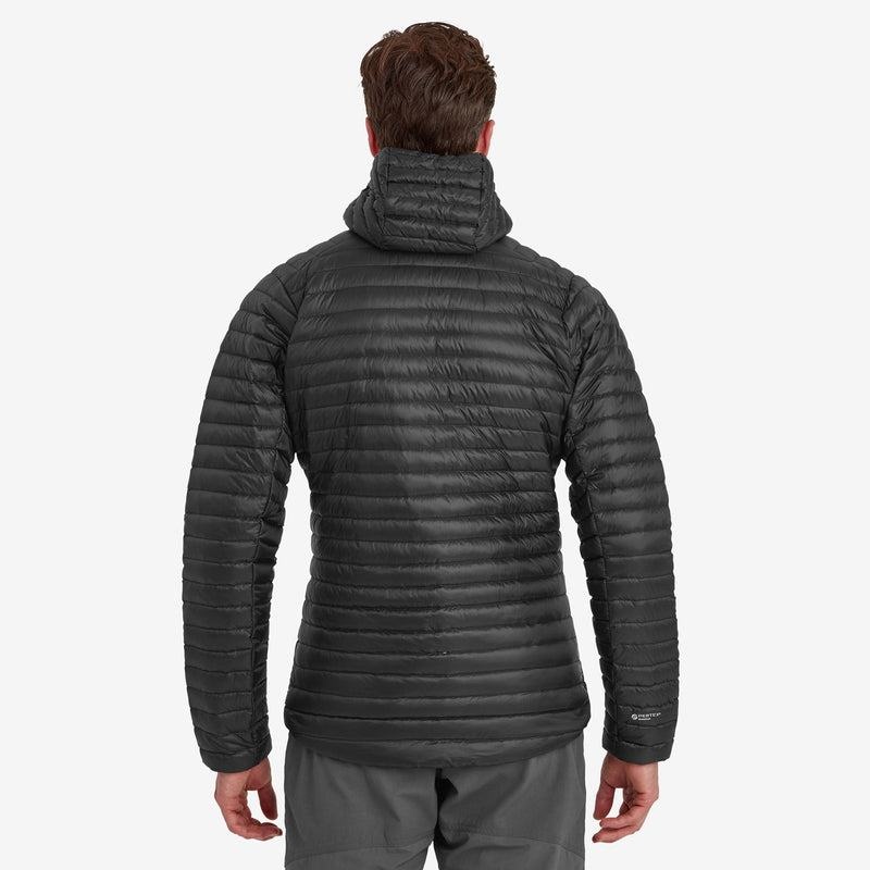 Black Montane Anti-Freeze Lite Hooded Men's Down Jackets | YOI114OE