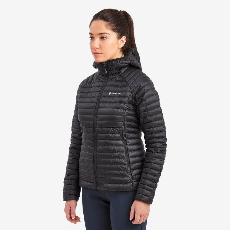 Black Montane Anti-Freeze Lite Hooded Women's Down Jackets | XRR4715SS