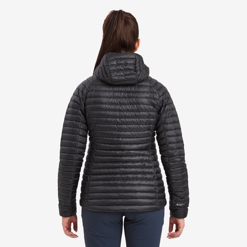 Black Montane Anti-Freeze Lite Hooded Women's Down Jackets | XRR4715SS