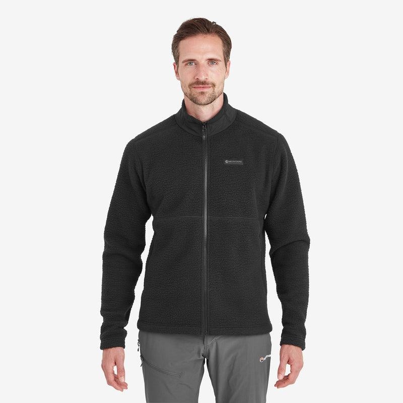 Black Montane Chonos Men's Fleece Jackets | YFV746VW