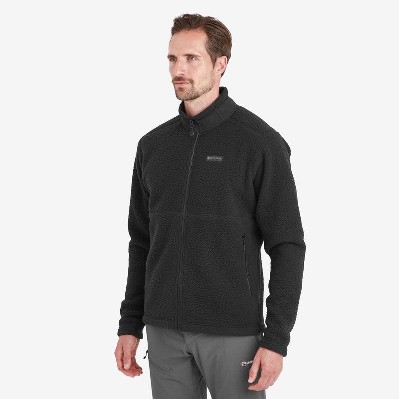 Black Montane Chonos Men's Fleece Jackets | YFV746VW