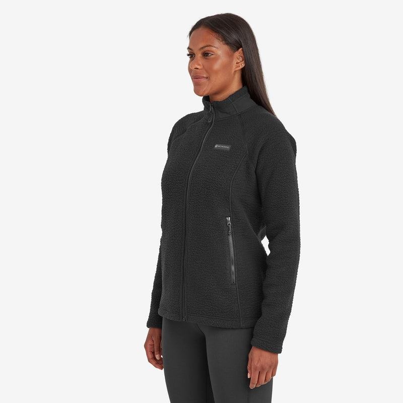 Black Montane Chonos Women's Fleece Jackets | KZJ8968KG