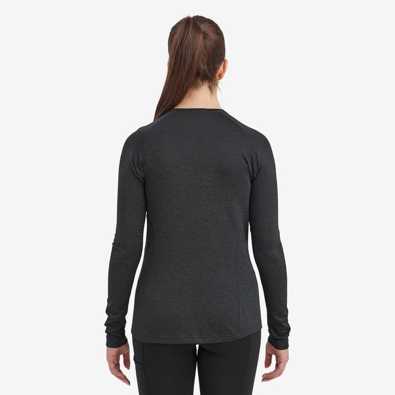 Black Montane Dart Long Sleeve Women's T Shirts | RXF4319RM