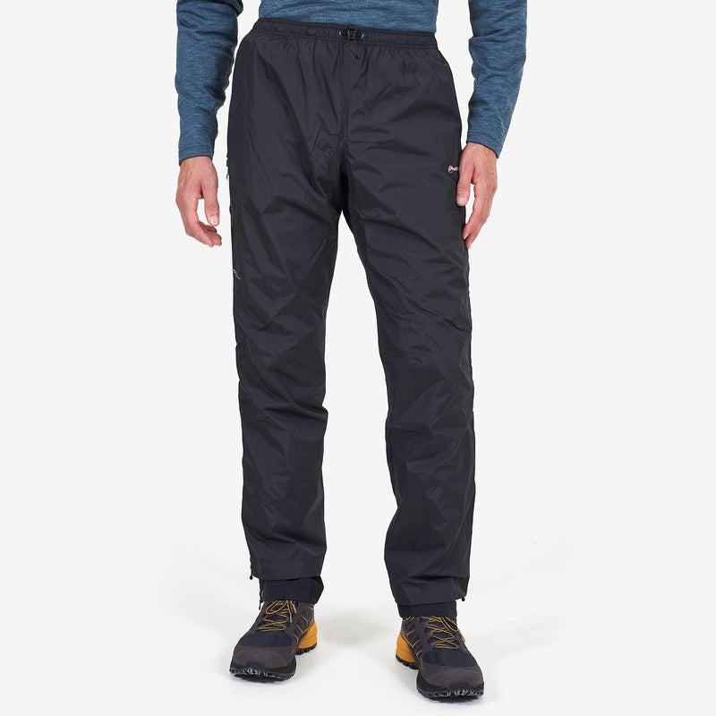 Black Montane Dynamo Waterproof Pull-Over Men's Trousers | BMR3621VE