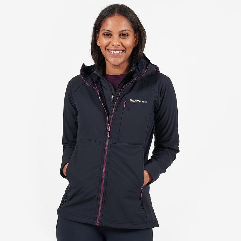 Black Montane Krypton Women's Softshell Jackets | VQX7742DB