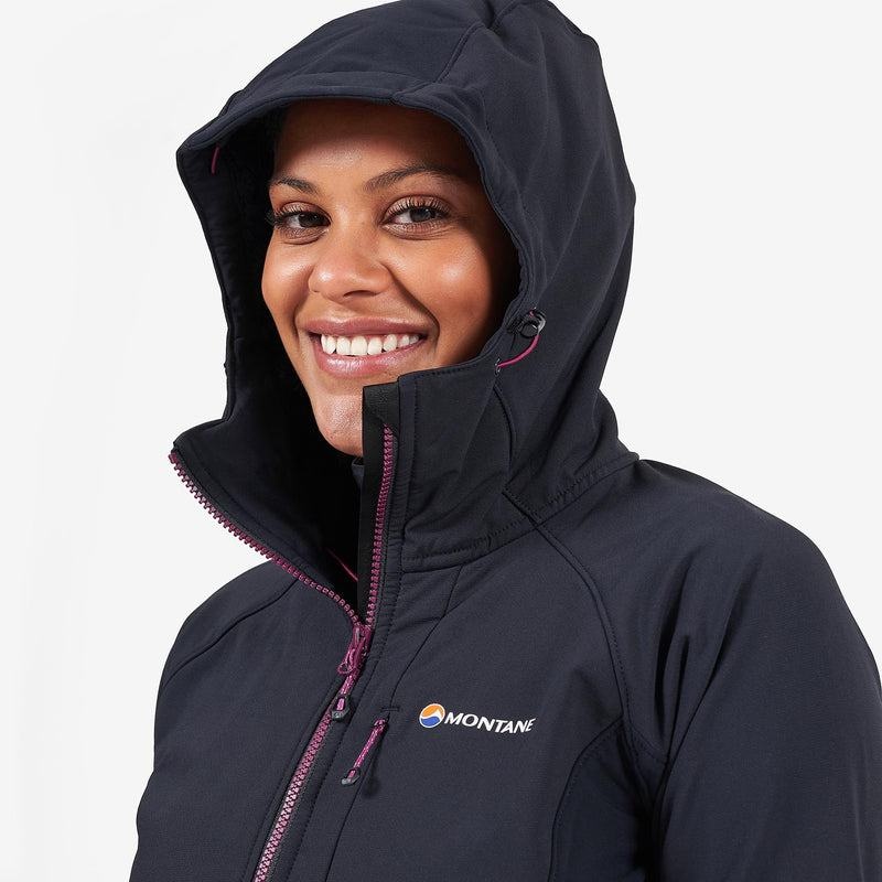 Black Montane Krypton Women's Softshell Jackets | VQX7742DB