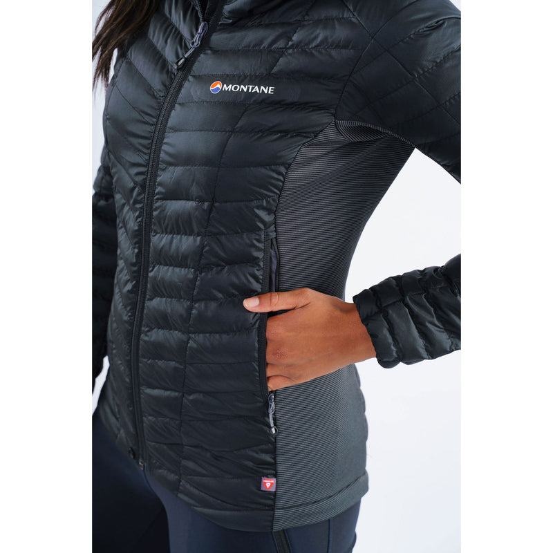 Black Montane Phoenix Stretch Women's Down Jackets | TNU6615CX