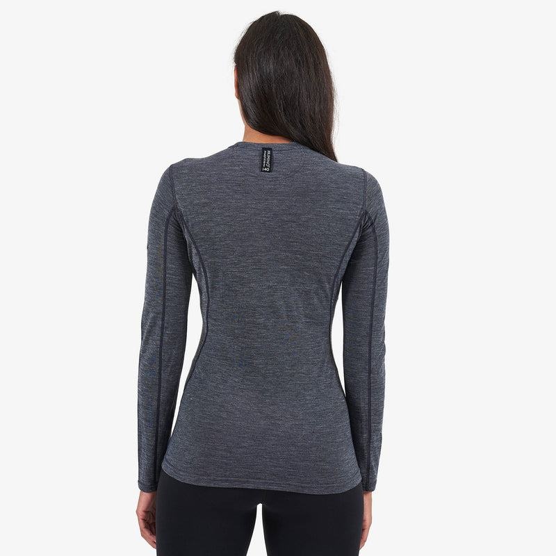 Black Montane Primino 140 Long Sleeve Women's T Shirts | JBY5597CK