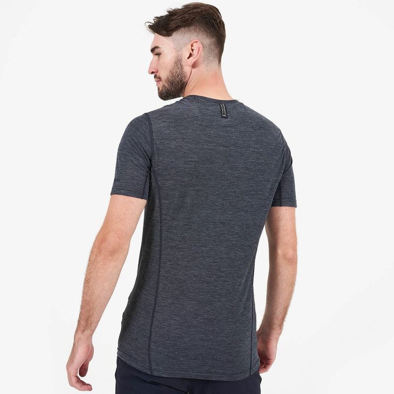 Black Montane Primino 140 Men's T Shirts | WXT5138HF